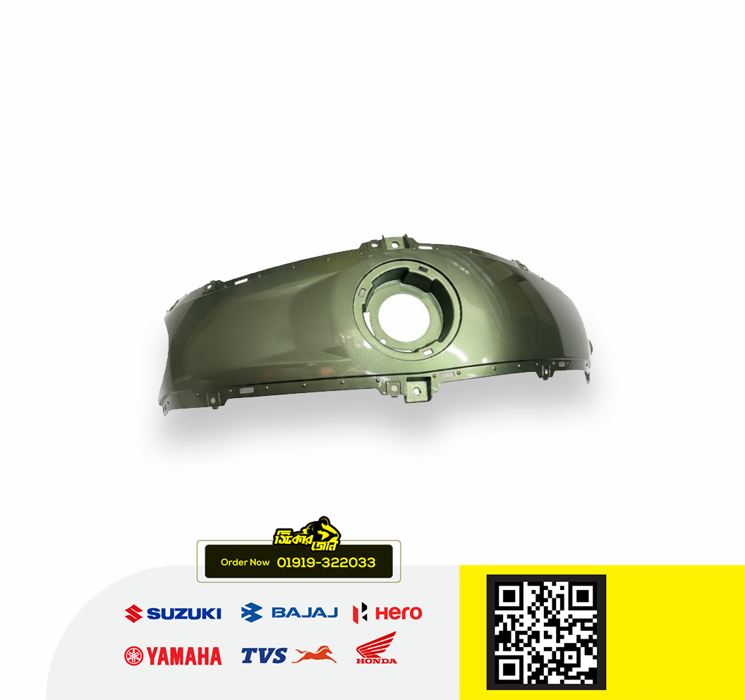 Cover Top for Yamaha FZS V2 & Fazer V2 (Battle Green) bike._img_0