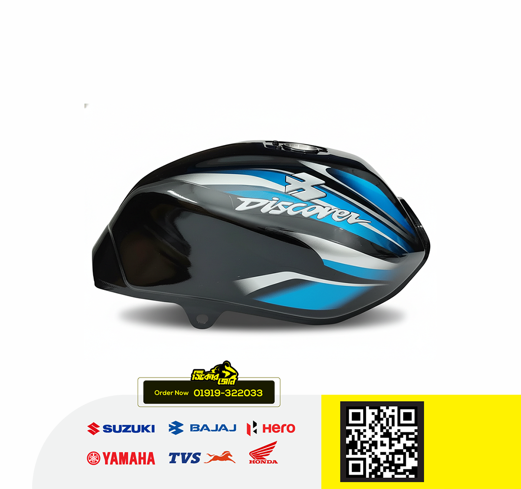 Fuel Tank for Bajaj Discover Past Black P2_img_0