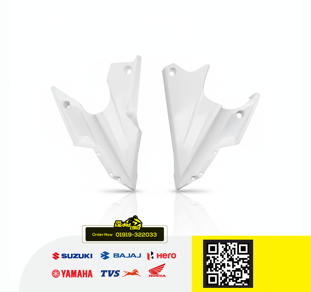 Engine guard for Yamaha FZS V2, FAZER V2 (White Colour R15V2) bike._img_0