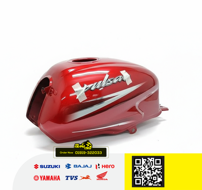 Fuel tank for Pulsar Red Crom Sliver P2