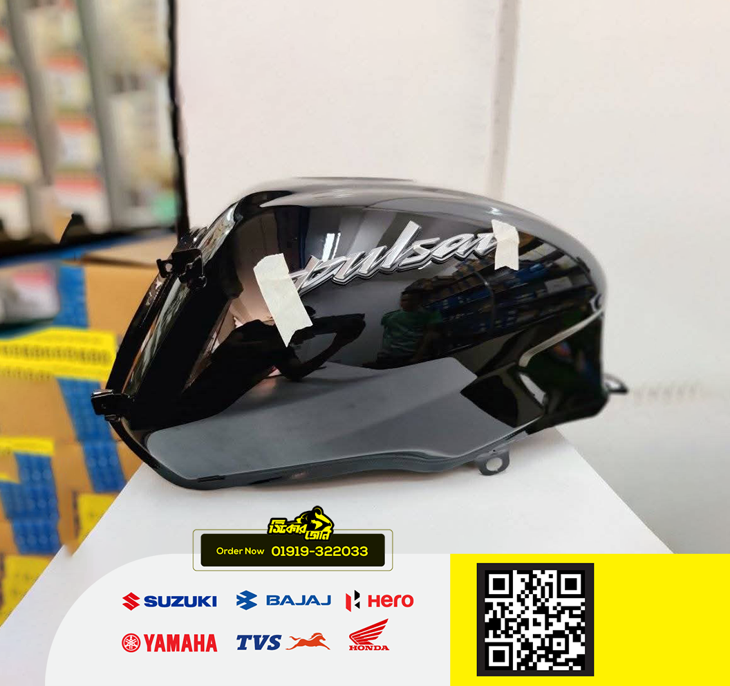 Fuel tank for BAJAJ Pulser UG4 (Single Disk, Black) bike. P2_img_1