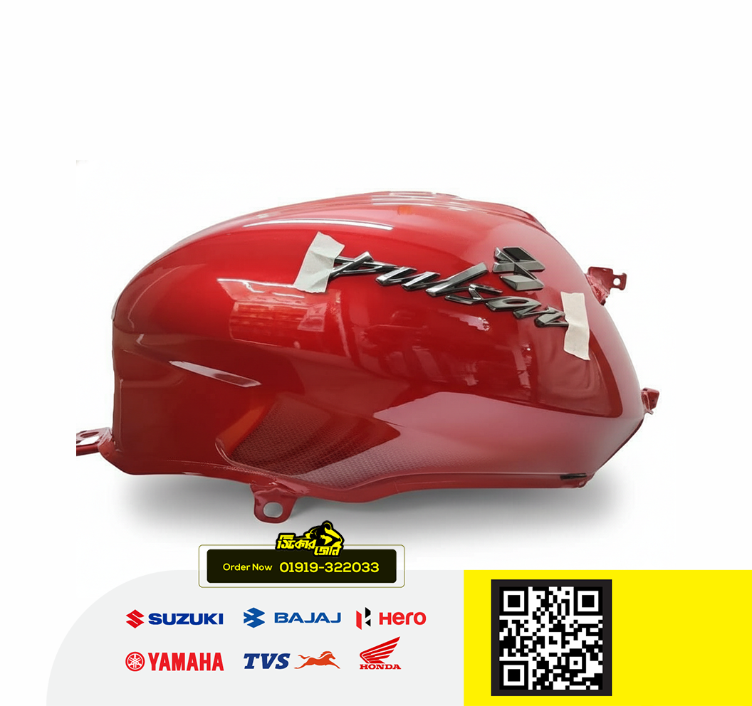 Fuel tank for Bajaj Pulser UG4.5 Red Colour bike. P2_img_0