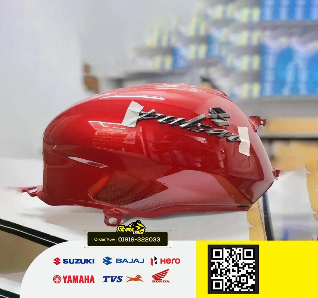 Fuel tank for Bajaj Pulser UG4.5 Red Colour bike. P2_img_1