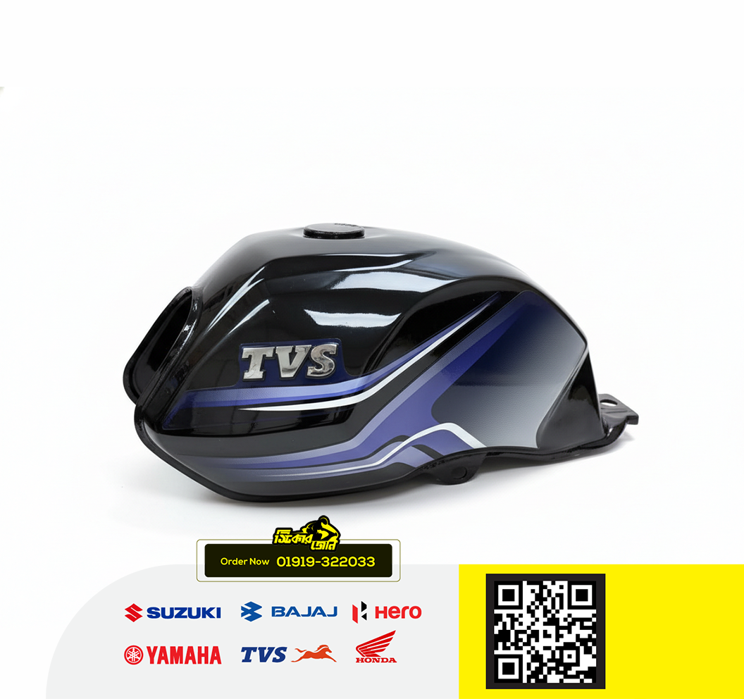 Fuel Tank for Tvs Metro Plus NM White Purple P2_img_1