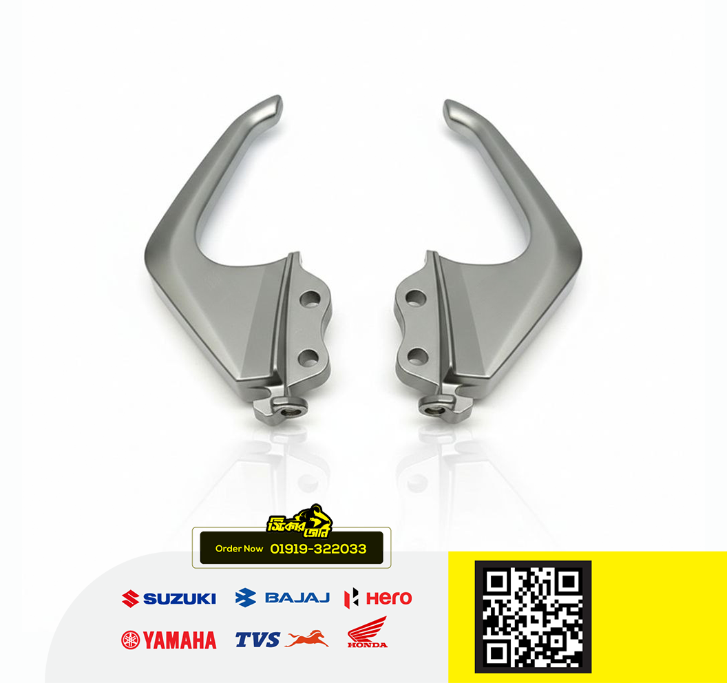 Pillion Handle Painted (Shing) for Yamaha FZS V2 & Fazer V2 bike._img_0