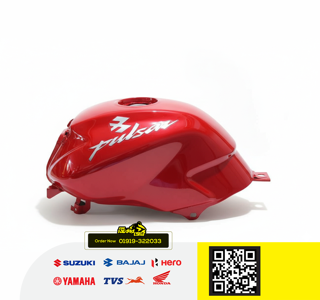 Fuel Tank for Bajaj Pulsar 135 Red Tank P2_img_0