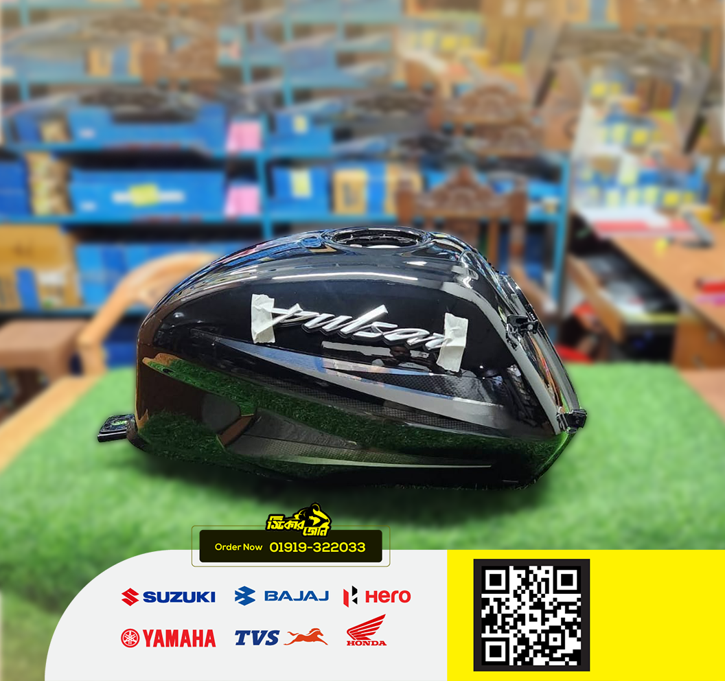 Fuel Tank for Bajaj Pulsar UG7 Leger Black Sliver P2_img_1