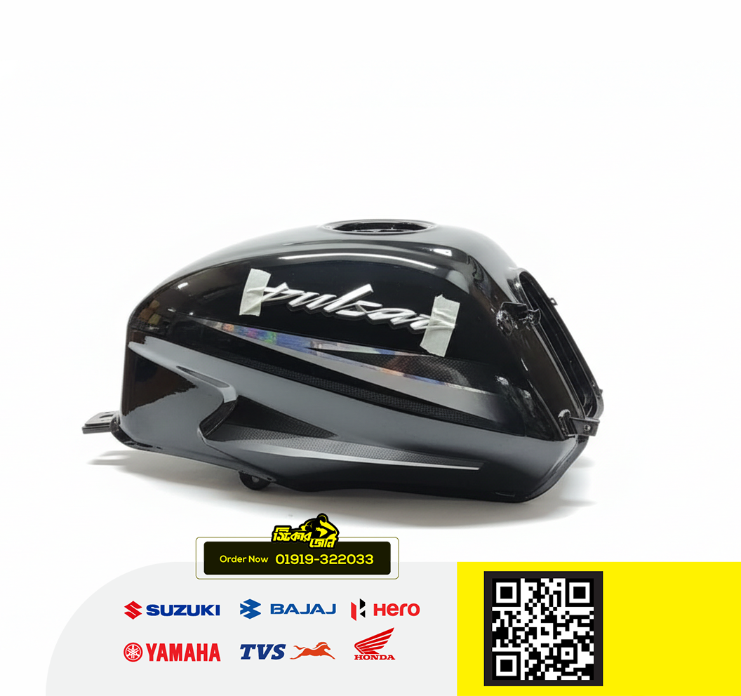 Fuel Tank for Bajaj Pulsar UG7 Leger Black Sliver P2_img_0