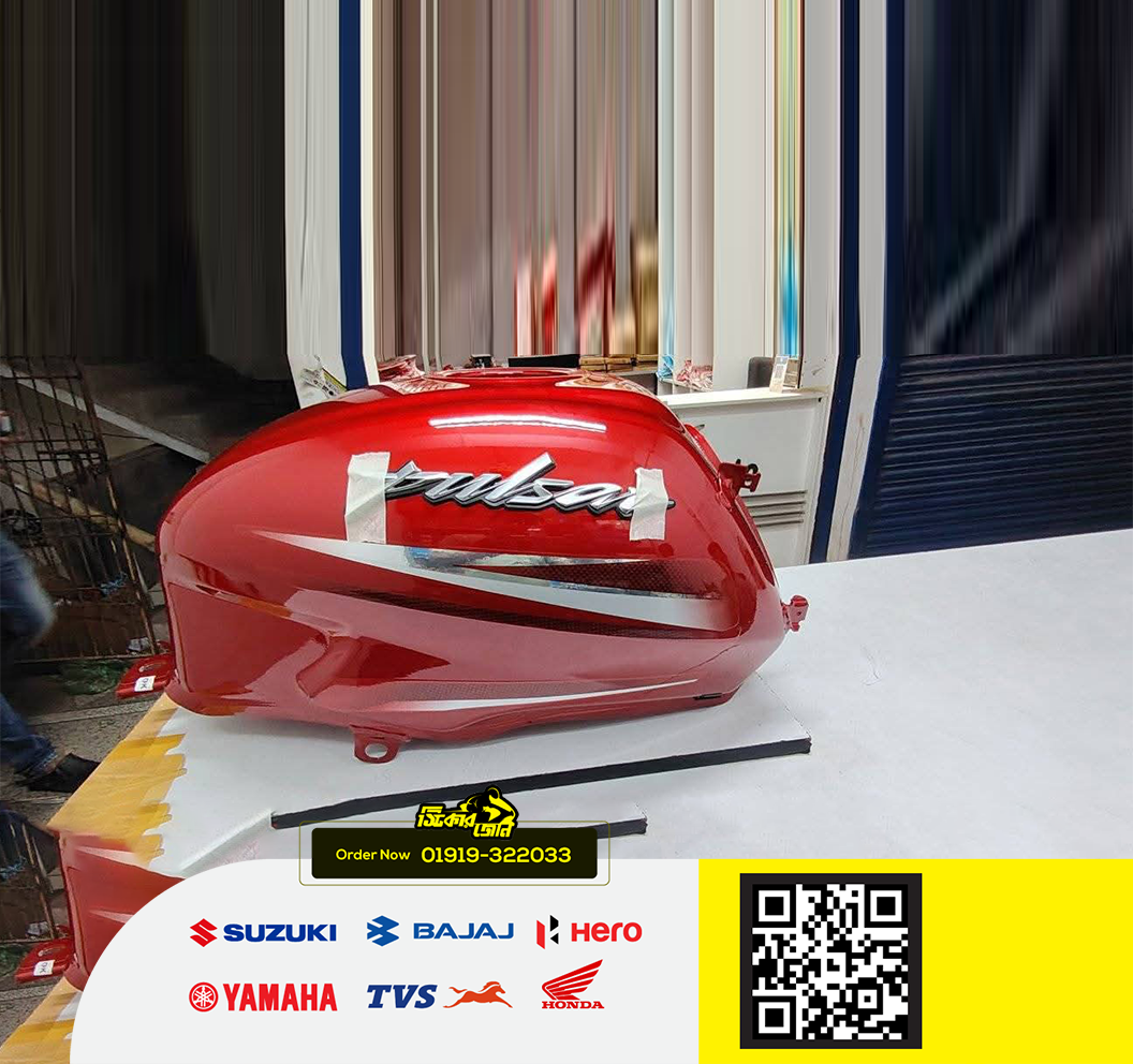 Fuel tank for Pulsar Red Crom Sliver P2_img_1