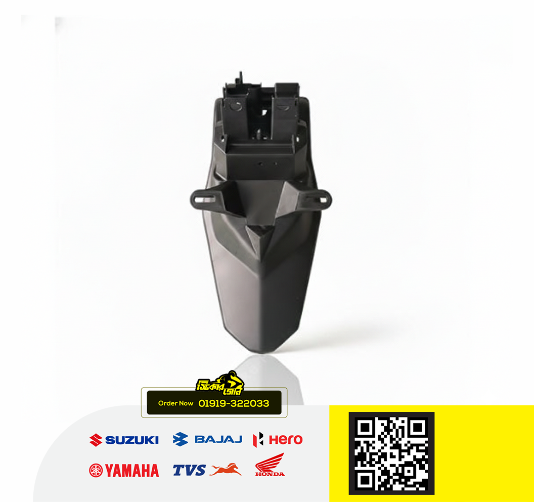 Rear Fender (Long) for Yamaha FZS V2 & Fazer V2 bike._img_0