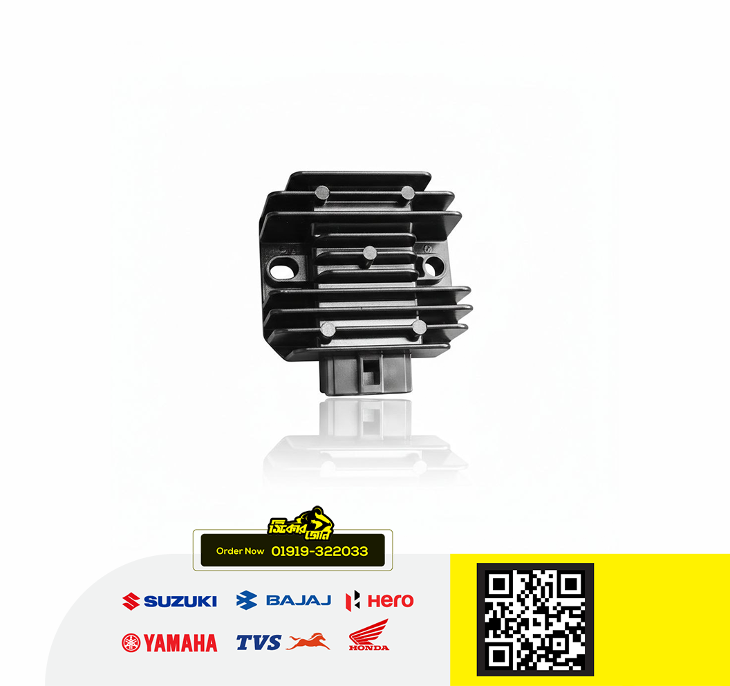 Rectifier & Regulator Assy (4 Pin) for Yamaha FZS V2, FZS V3, FZS V4, Fazer V2 bike._img_0