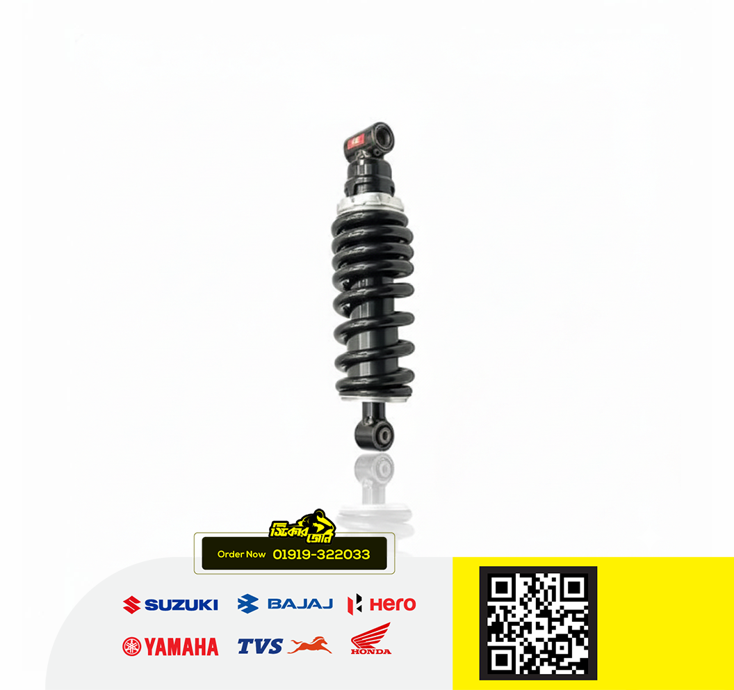 Shock Absorber (Black) for Yamaha FZS V2, FZS V3 & Fazer V2 bike._img_0