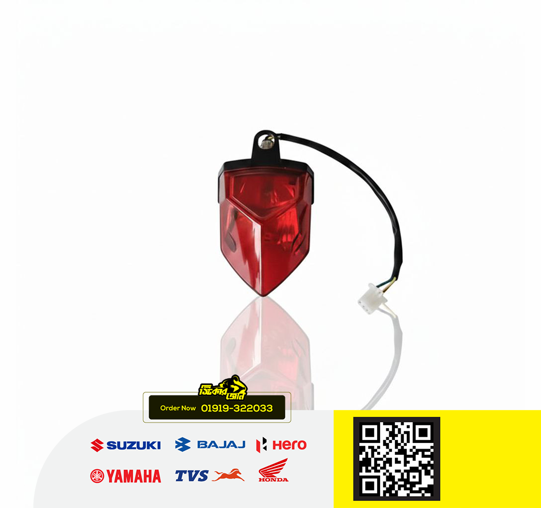 Taillight Assy for Yamaha FZS V2 & Fazer V2 bike._img_0