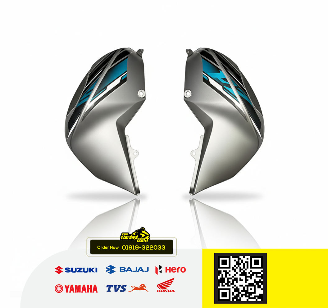 Tanky Box for Yamaha FZS V2 (Grey) Bike._img_0