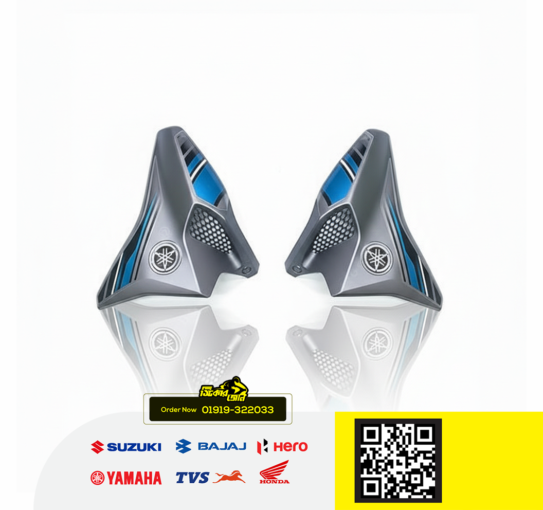 Tanky Kan for Yamaha FZS V2 (Grey) Bike._img_0