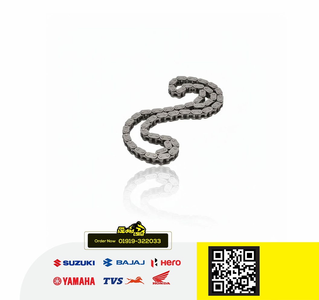 Timing Chain 94568 J2096 for Yamaha FZS V1, FZS V2, FZS V3, FZS V4, Fazer V1, Fazer V2 & FZX bike._img_0