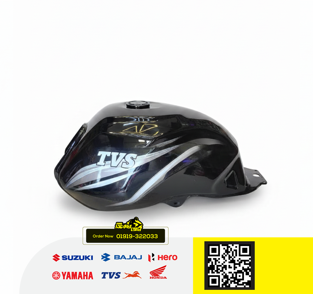 Fuel Tank for Tvs Metro + O/M Black P2_img_0
