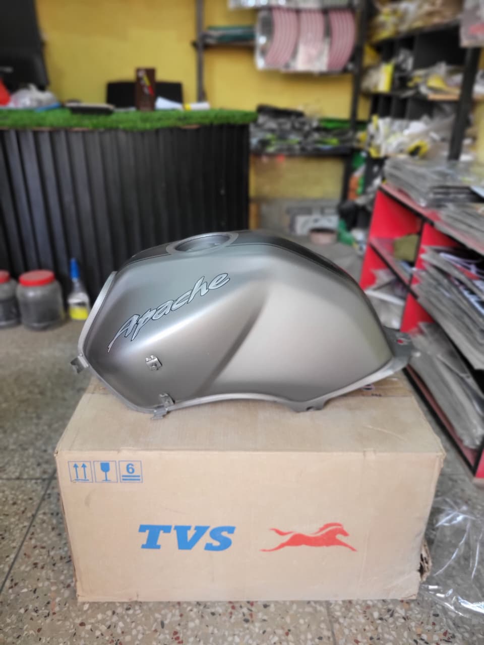 Fuel Tank for Tvs Apach Rtr Gray_img_1