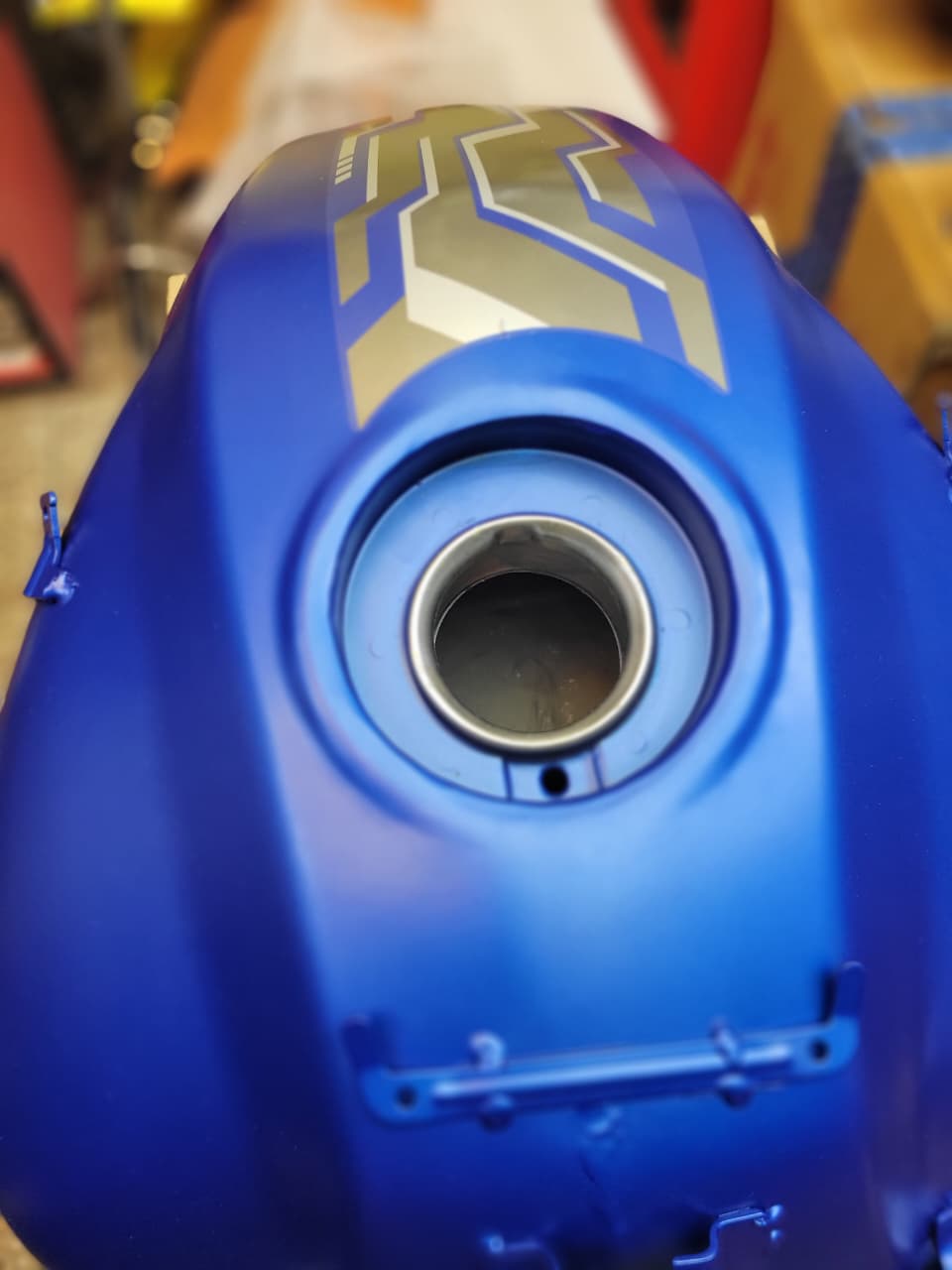 Fuel Tank for Tvs Apach RTR Matt Blue P2_img_3