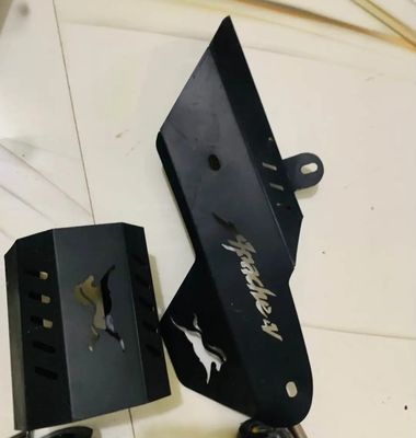 Premium Black Silencer Cover For Apache RTR 4V_img_0