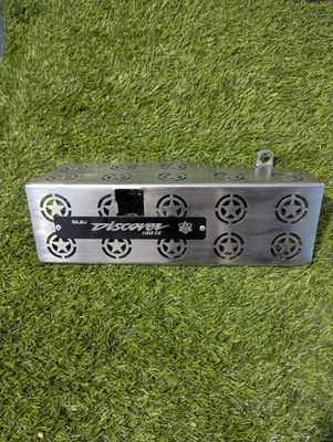 Premium SS Star Silencer Gourde For Discover 100 & 125 Old Model_img_1