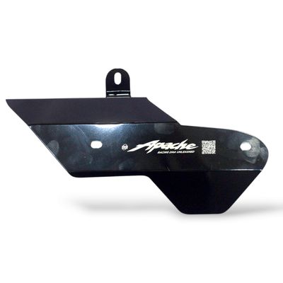 Premium Black Silencer Cover For Apache RTR 4V_img_0