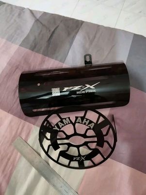 Premium Headlight Grill & Silencer Cover Combo Package For Yamaha FZ-X_img_0