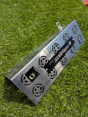 Premium SS Star Silencer Gourde For TVS Metro Plus_img_1