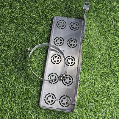 Premium SS Star Model Silencer Gourde For Splendor Plus_img_2