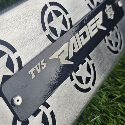 Premium SS Star Silencer Gourde For Tvs Raider_img_1