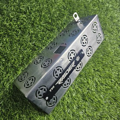 Premium SS Star Silencer Gourde For Tvs Raider_img_0