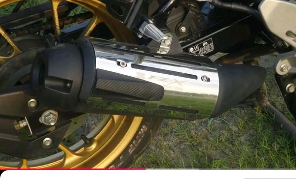 Premium SS Silencer Cover For Yamaha FZ-X