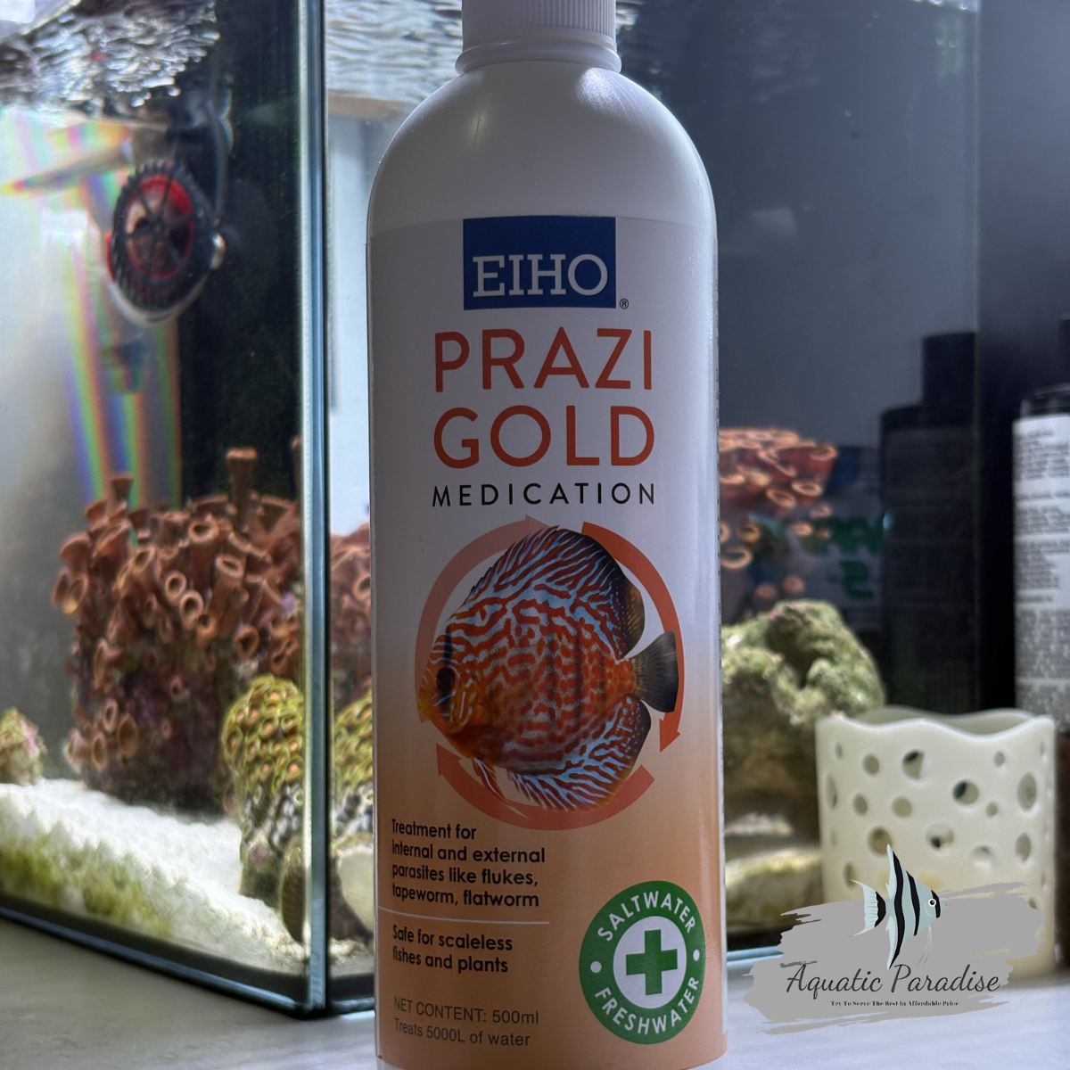 EIHO Prazi Gold 500ml Fish Medication_img_2