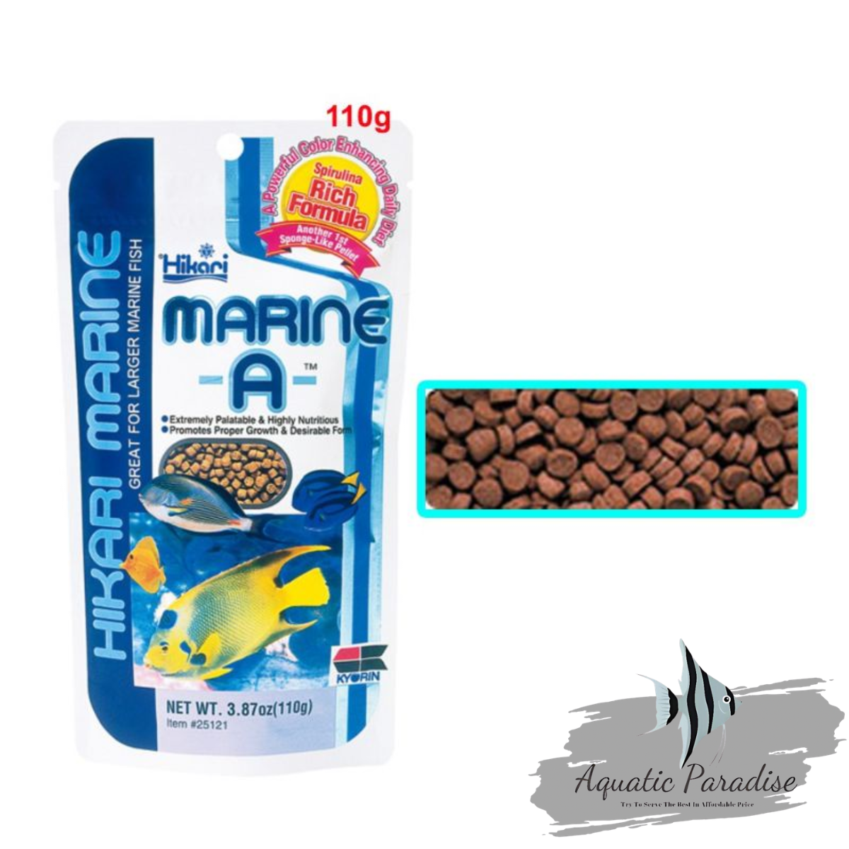 Hikari Marine A – Premium Floating Pellet Food for Marine Fish_img_1