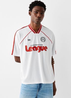 Underground League Premium Jersey Tee In White._img_0