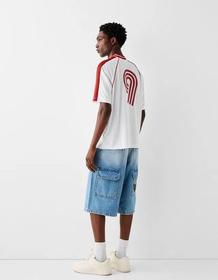 Underground League Premium Jersey Tee In White._img_2