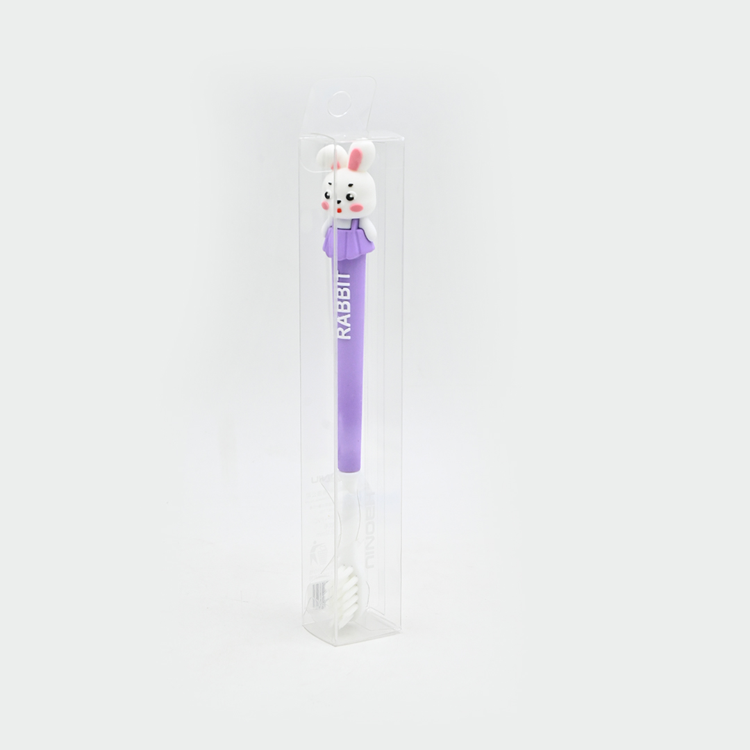 ProX Kids Cute 3D Animal Figures Toothbrush AB-2753_Purple_img_0