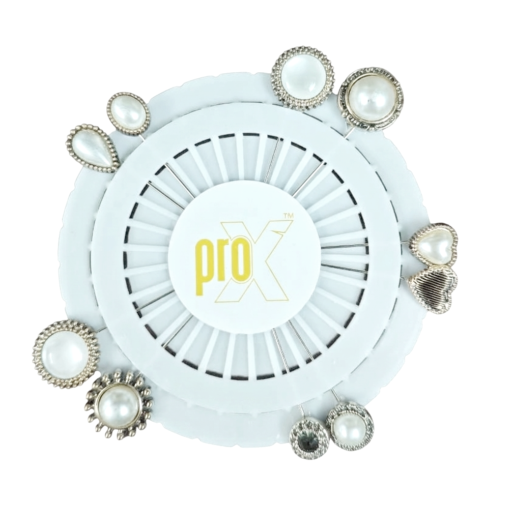 ProX High Quality 10pcs Metal Stick Hijab Pin Set_HP-505-1_img_0