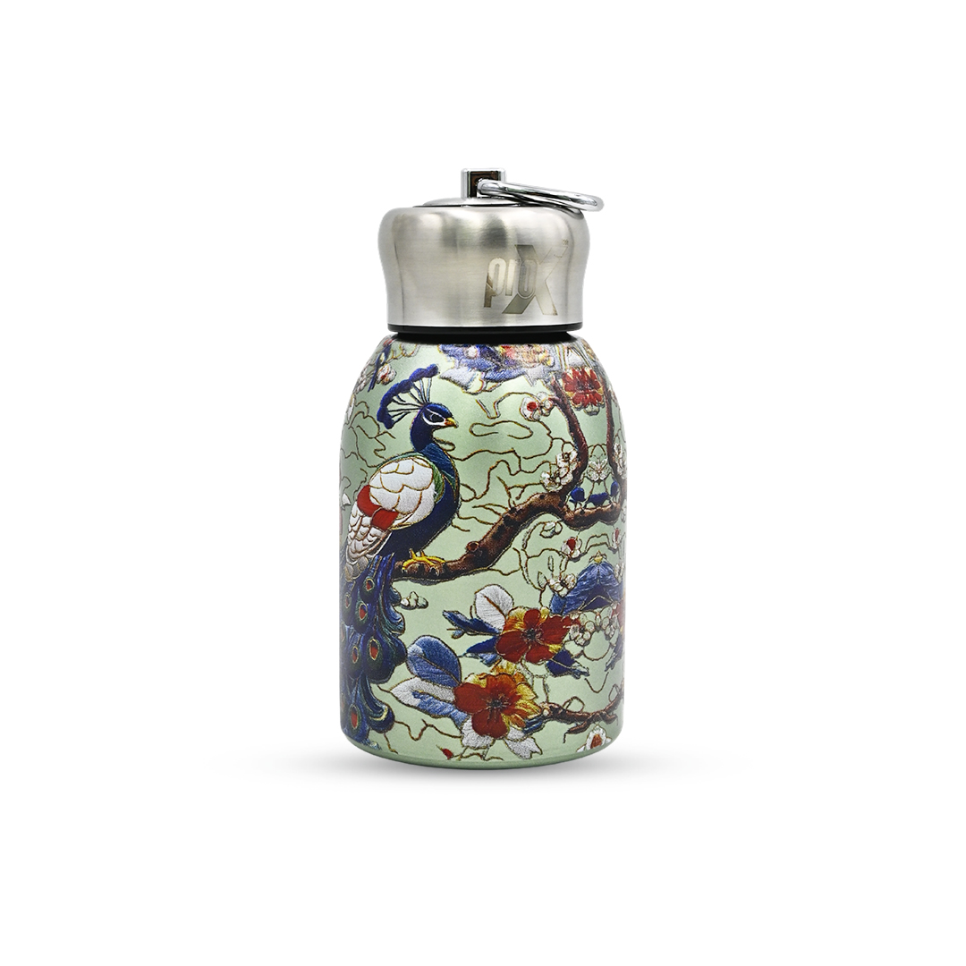 300ml High Quality SS Thermos Water Bottle – WB-2609 Peacock ( Pest )