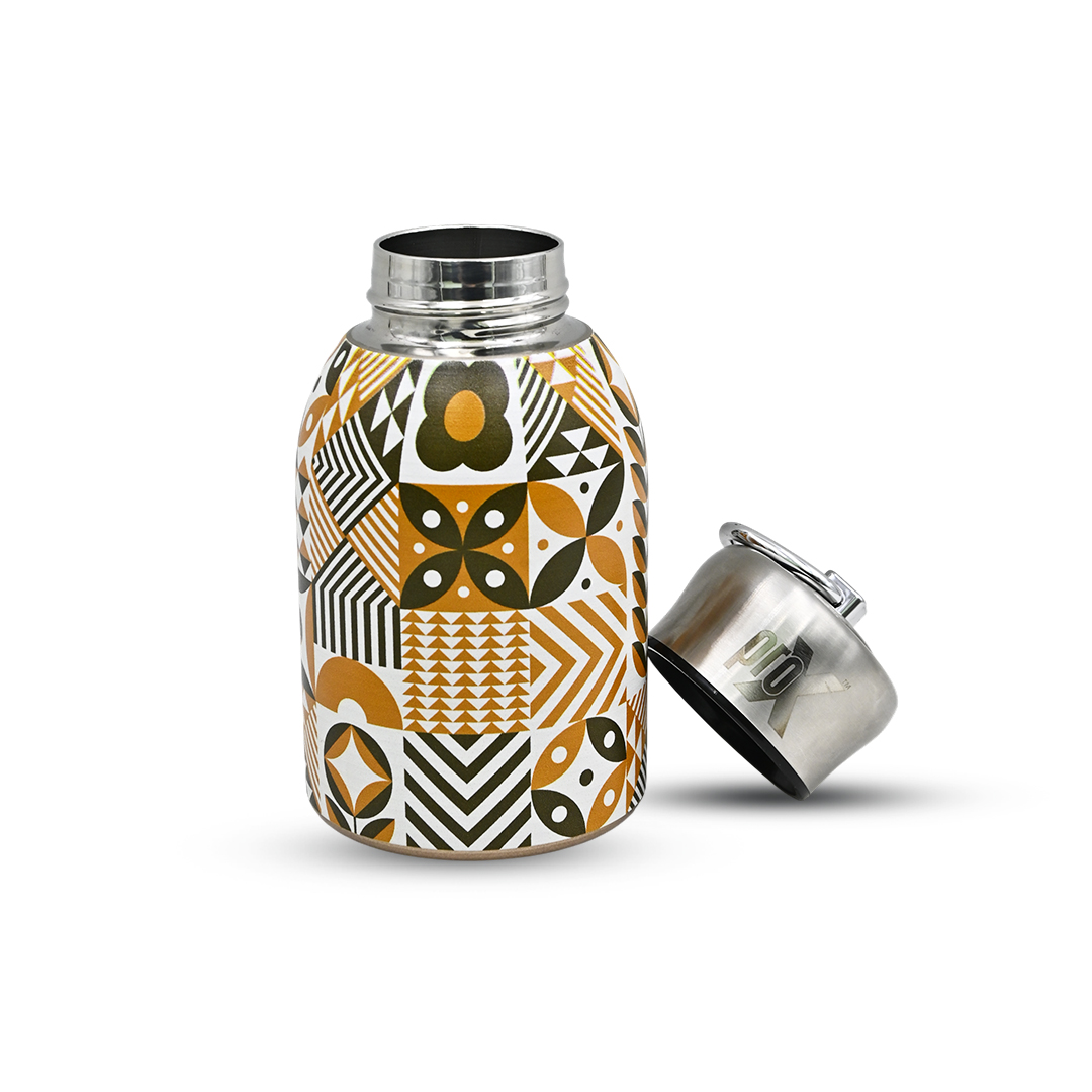 300ml High Quality SS Thermos Water Bottle – WB-2609 Square Pattern_img_1