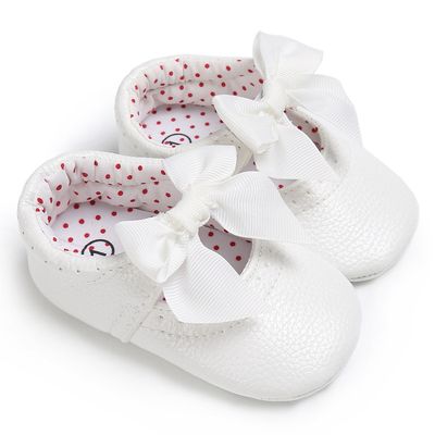 Baby Girls Bow Soft Sole Prewalker Party Shoes (0 to 12 months)_img_1