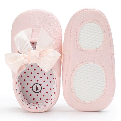 Baby Girls Bow Soft Sole Prewalker Party Shoes (0 to 12 months)_img_4