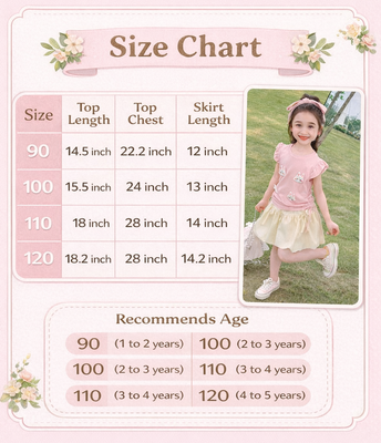 Kids Girls Summer Outfit Set Cute Duck Appliqué Top with Tulle Skirt Set (1 to 5 years)_img_10