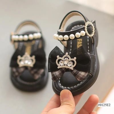 Kids Girls Anti Slip Soft Toddler Princess Crown Sandals (6 months - 3 years)_img_3
