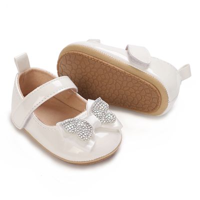 Baby Girls Butterfly Bow Soft Anti-Slip Princess Party Shoes (0 to 12 months)_img_4