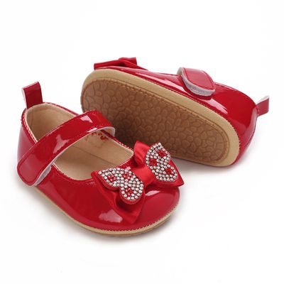 Baby Girls Butterfly Bow Soft Anti-Slip Princess Party Shoes (0 to 12 months)_img_3