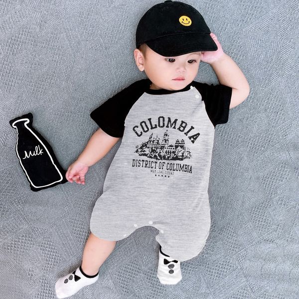 Baby Summer Cotton COLOMBIA Romper Dress with Cap (0 to 18 months)