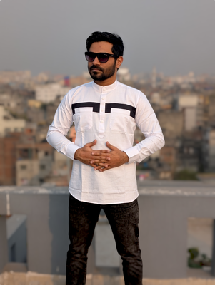 Contrast cotton katua white color_img_1