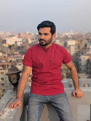 half sleeve cotton katua(maroon color)_img_1