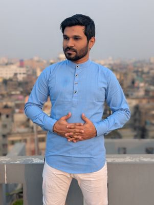 full sleeve cotton katua sky blue_img_0